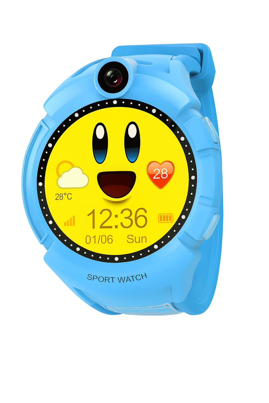 Montre GPS Enfant Q360 personnalisable avec Appel SOS, Caméra & Application – Sécurité SecuriZen